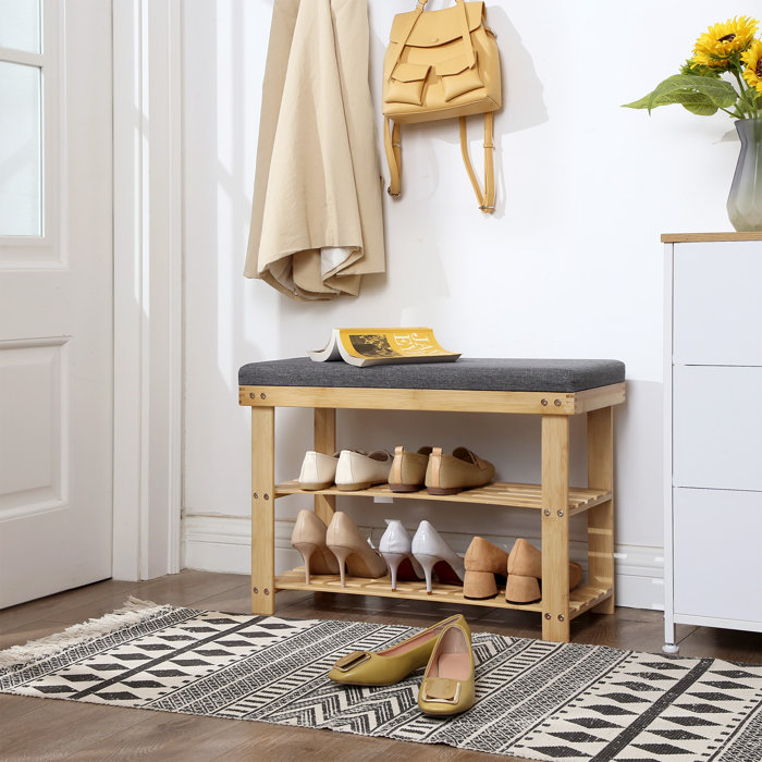 Latitude Run® Solid Wood Shoe Storage & Reviews Wayfair
